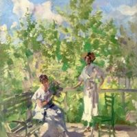 Image de Peinture « Afternoon Tea on the Terrace »