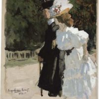 Image de Peinture « Couple on Promenade », 1896