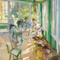 Image de Peinture « On the veranda », 1921