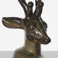 sculpture deer axel salto