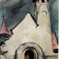 Image de Peinture « Hungarian Village Church », 1932