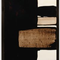 Peinture 73 x 60 cm, 15 septembre 1975, Pierre Soulages