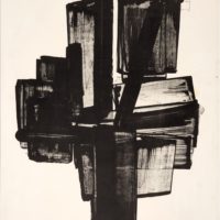 Lithographie n° 4, 1957, Pierre Soulages