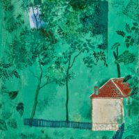 Paysage vert Youri Pavlovitch Annenkoff 1926-27