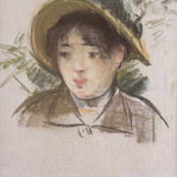 Jeune fille en chapeau d'été Edouard Manet