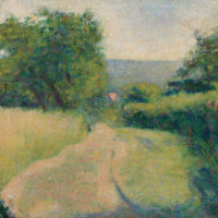 Le Chemin creux 1882 Georges Seurat