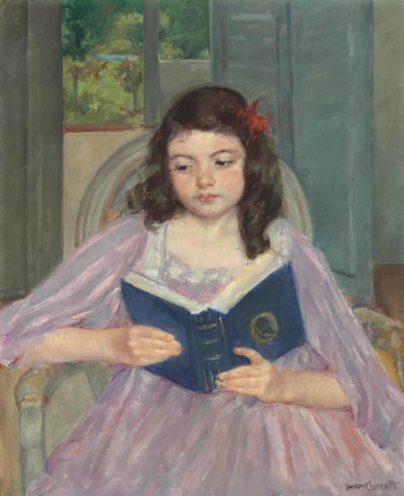 Peinture "Françoise in a Round-Backed Chair, Reading", 1909
