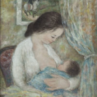 Mère et enfant Le Thi Luu 1960