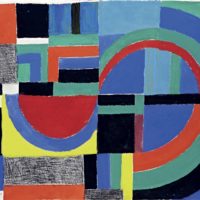 Sonia Delaunay (1884-1979) Rythme couleur, Paris 1966