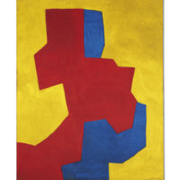 Peinture "Composition abstraite" 1967