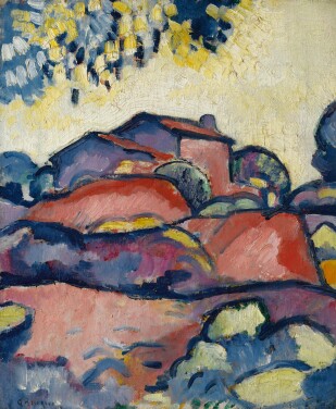 Maison sur la colline, Georges Braque