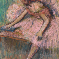 Danseuse rose Edgar Degas