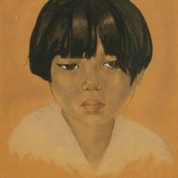 Portrait de jeune fille Vietnamienne (1940) Alix Aymé