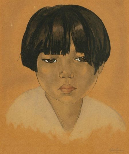 Portrait de jeune fille Vietnamienne (1940) Alix Aymé