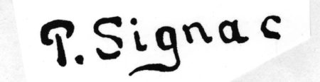 Paul Signac Signature