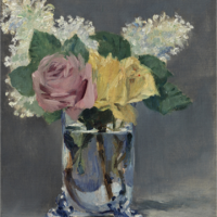 Lilas et roses Edouard Manet 1882