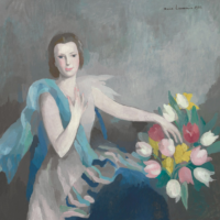 Femme aux tulipes Marie Laurencin 1936