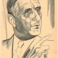 Portrait de Charles de Gaulle Youri Pavlovitch Annenkoff