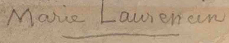 Signature Laurencin