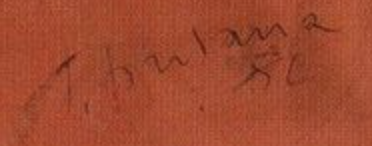 Signature Lucio Fontana