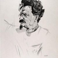 Portrait de Léon Trotski (1923) Youri Pavlovitch Annenkoff