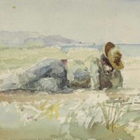 Henri de Toulouse-Lautrec Homme étendu