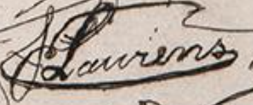 Signature Jules Laurens