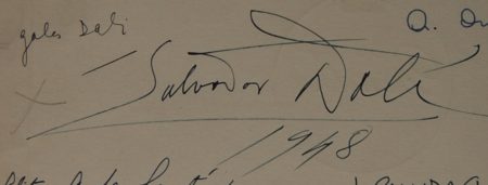 Signature Salvador Dali