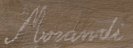 Signature Giorgio Morandi