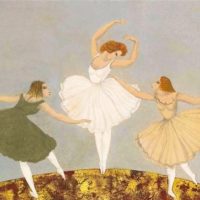 Les Trois danseuses, Léonard Foujita