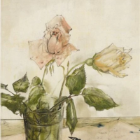 Les roses, Léonard Foujita