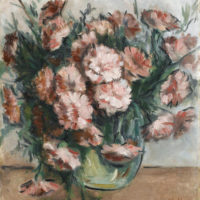Natalia Gontcharova Carnations in a vase