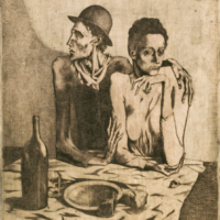 Le Repas frugal, Pablo Picasso