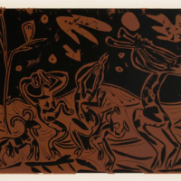 Les danseurs au hibou, Pablo Picasso