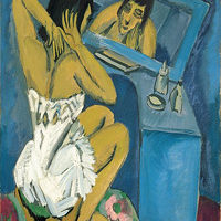 La Toilette - Femme au miroir, Ernst Ludwig Kirchner