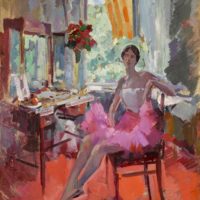 Portrait de la Ballerine Vera Trefilova, Constantin Korovine