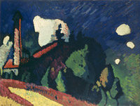 Paysage à la tour, Vassily Kandinsky