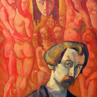 Autoportrait symbolique, Émile Bernard