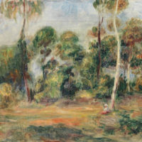 Auguste Renoir Paysage (Repos sous l'arbre, Cagnes-Sur-Mer)