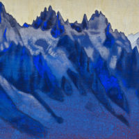 Nicolas Roerich Mountains for painting 'Shambhala
