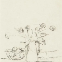 Bouquet et bol de fruits, Alberto Giacometti