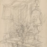 Intérieur à Stampa, Alberto Giacometti