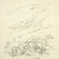 Paysage à Stampa, Alberto Giacometti