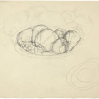 Pommes, poires et raisins, Alberto Giacometti