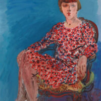 Portrait de jeune femme assise dans un fauteuil, Raoul Dufy
