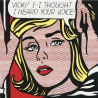 «Vick! I-I thought I herd your Voice!» Roy Lichtenstein
