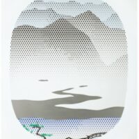 Landscape with silver river Roy Lichtenstein